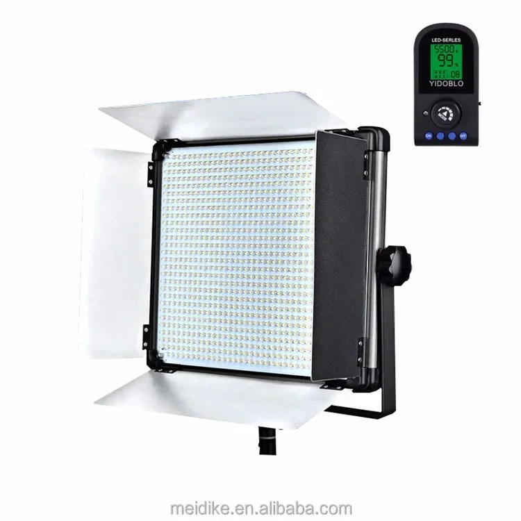 

Metal Led 3200-5600K Daylight Panel Video Light for Professional Video Photography with Remote E-2000II