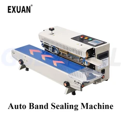 FR900 Continuous Horizontal Auto Band Sealing Machine Commercial Strapping Machine Heat Sealing Machine For Film /Aluminum Foil