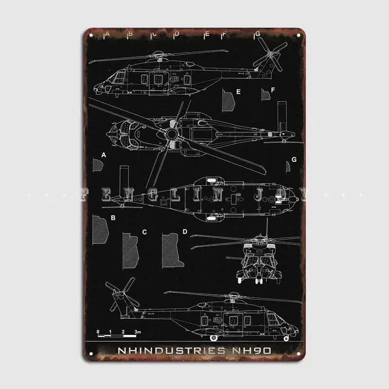 Nhindustries Nh90 Metal Sign Pub Kitchen Personalized Plaques Tin Sign Poster