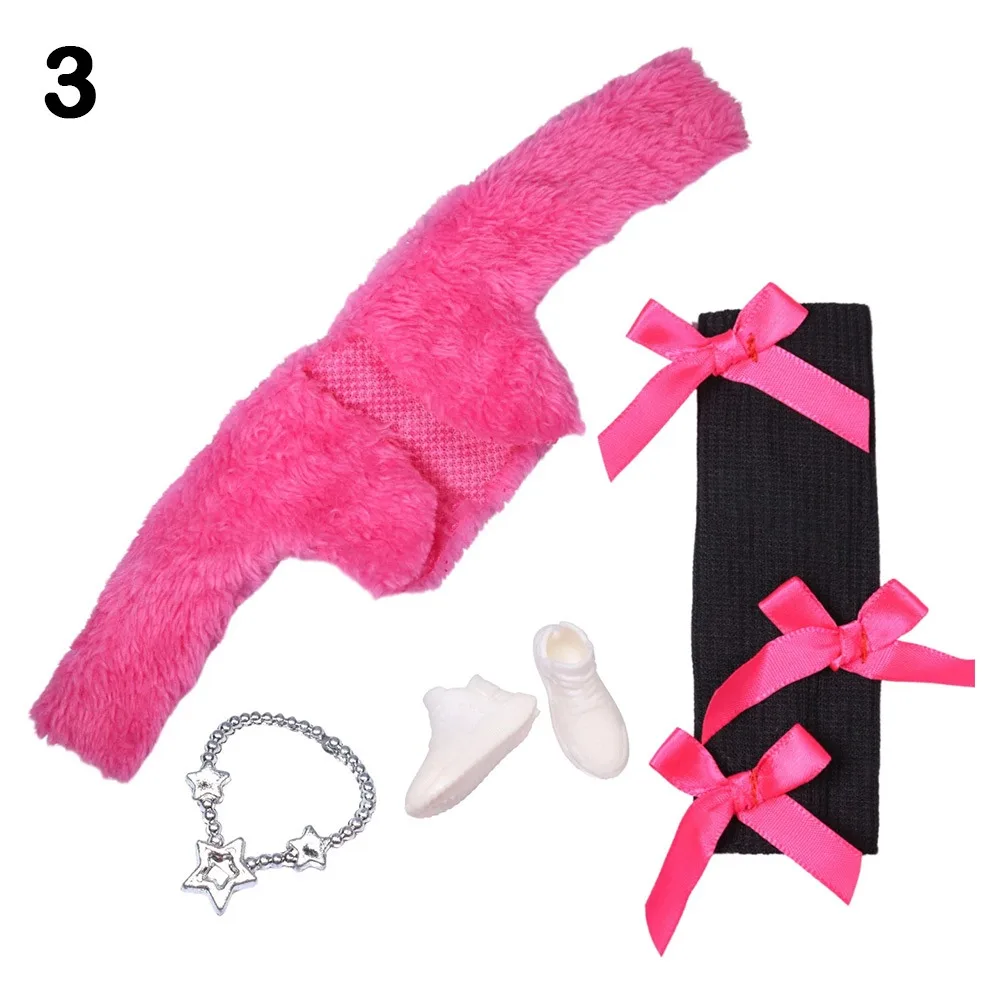 

Fashion Doll Elegant Dresses Casual Wears DIY Accessories 30cm Doll Clothes Kids Toys for 1/6 BJD 11.5" Dolls