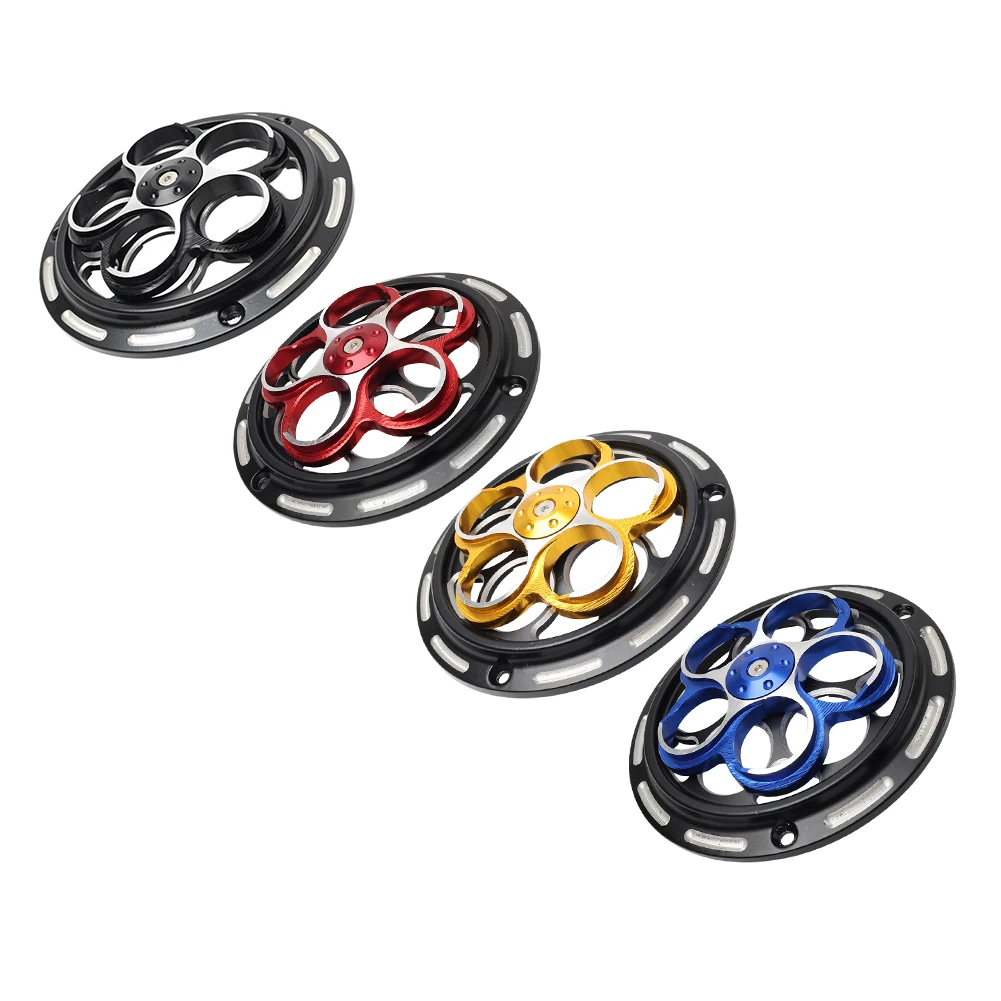 Aluminum Motorcycle Rotating Cooling Fan Cover Engine Radiator Guard For Vespa Sprint Primavera 150 2013-2023