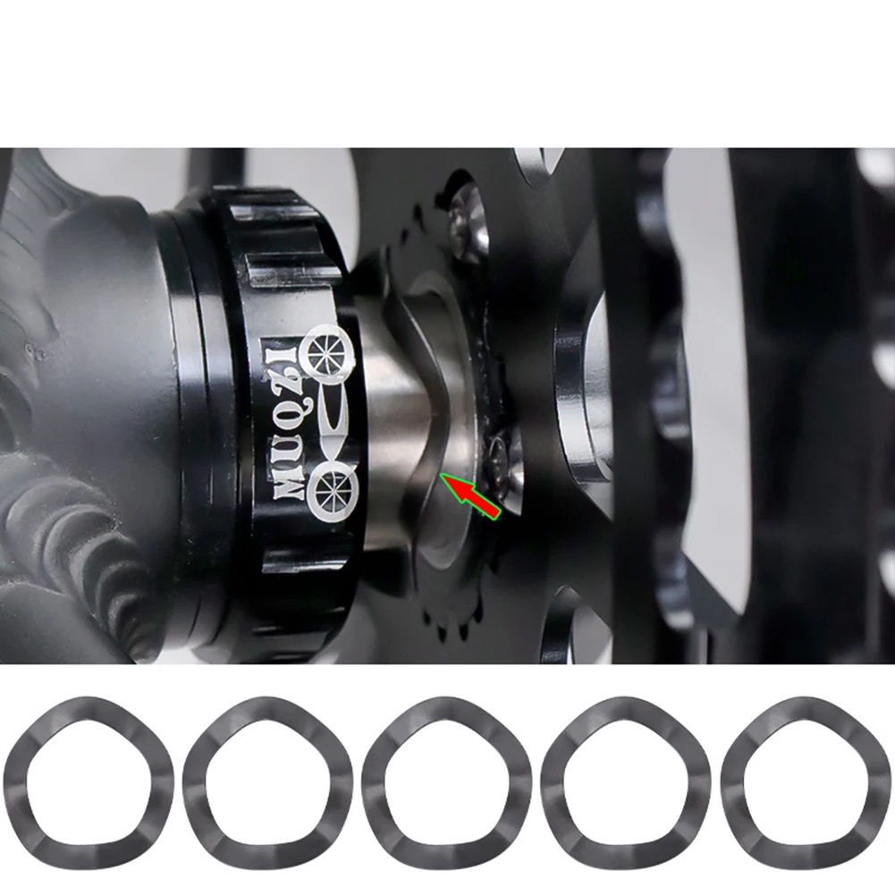 

5 Pcs Crankset Shaft Washer Bb30 Pf30 Bb386 Bottom Bracket Adjust Washers 24mm 30mm Wave Washer Mountain Bike Parts