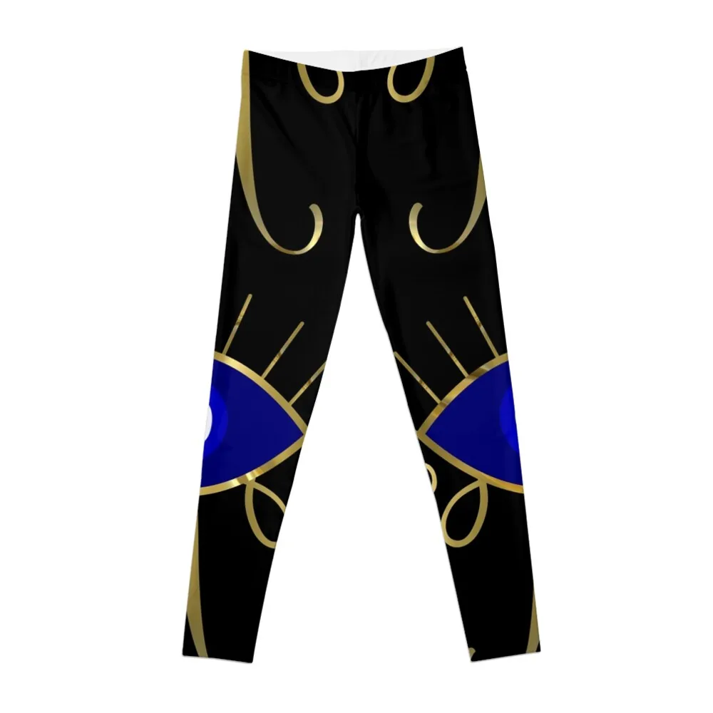 All Seeing Blue Evil Eye Leggings Women's fitness harem pants workout shorts Womens Leggings