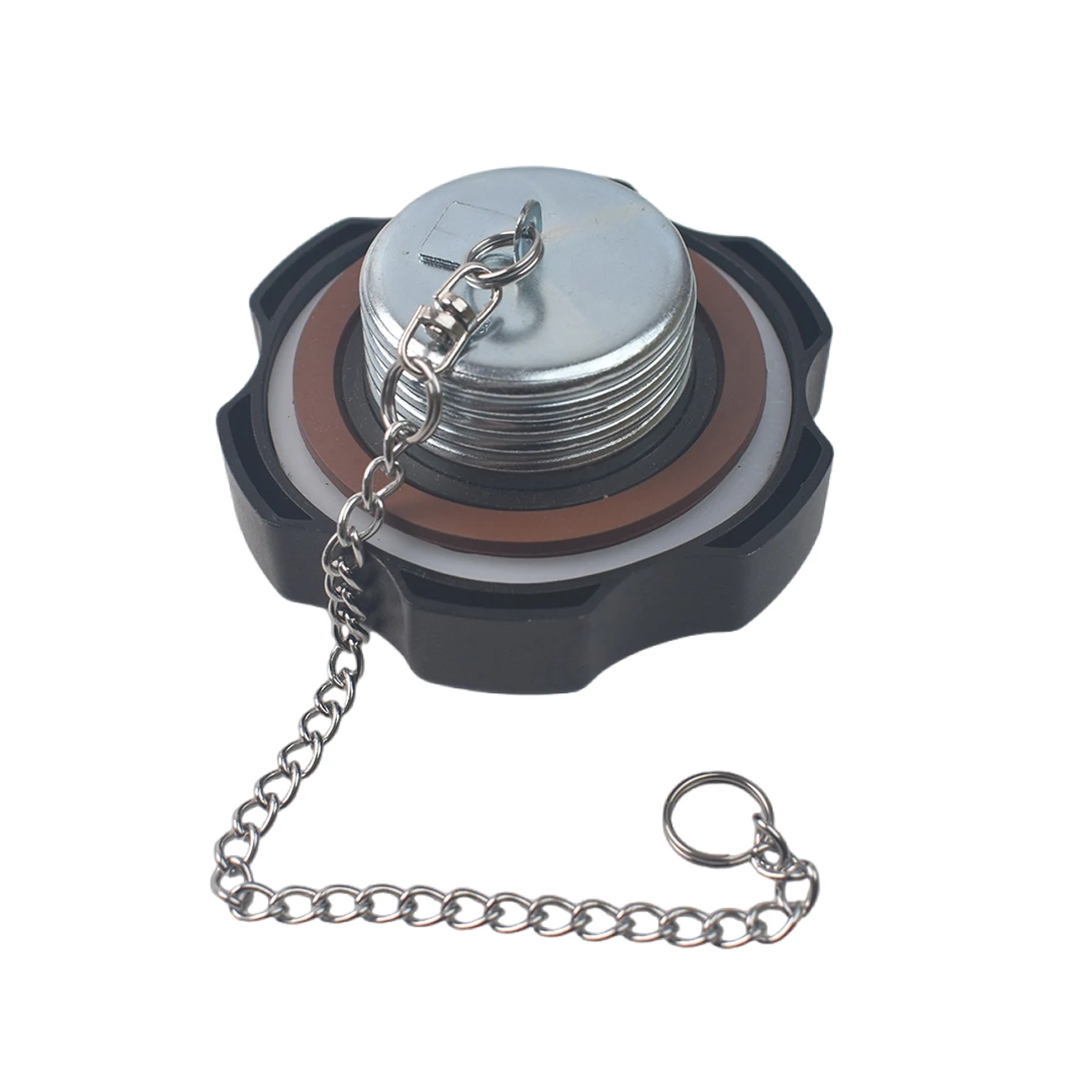 Threaded Vented Gas Cap W/Chain For Predator 212 Engine Coleman SK100 Honda GX200 GX390 Go kart