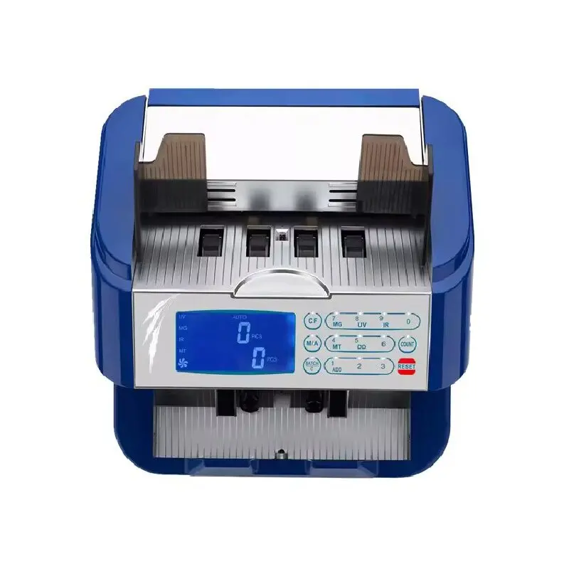 Mengwaarde Geldteller Machine Bill Counter Multi Valuta WL/IMG/IR/MG/UV-detectie met ingebouwde printer voor Buiness