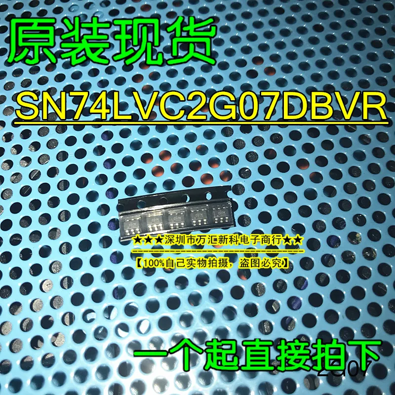 

10pcs orginal new SN74LVC2G07DBVR 74LVC2G07 SOT23-6 double buffer