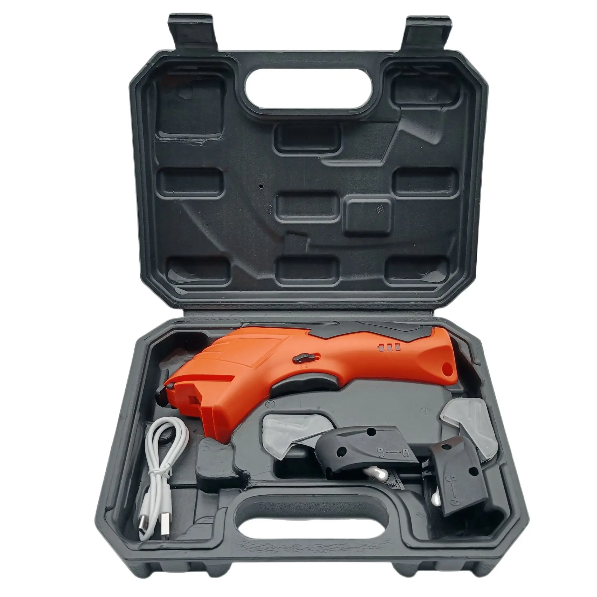 For Leather Textile Trimming Shear Lithium Electric Fabric Scissors Tungsten Steel Blade Cordless Cloth Cutter