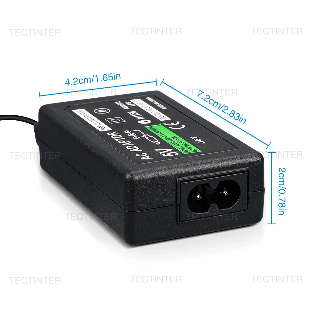 AC Adapter for PSP Series Console Accessories Wall Charger Power Supply Cord for Sony PlayStation PSP 1000 2000 3000 EU US Plug view 6
