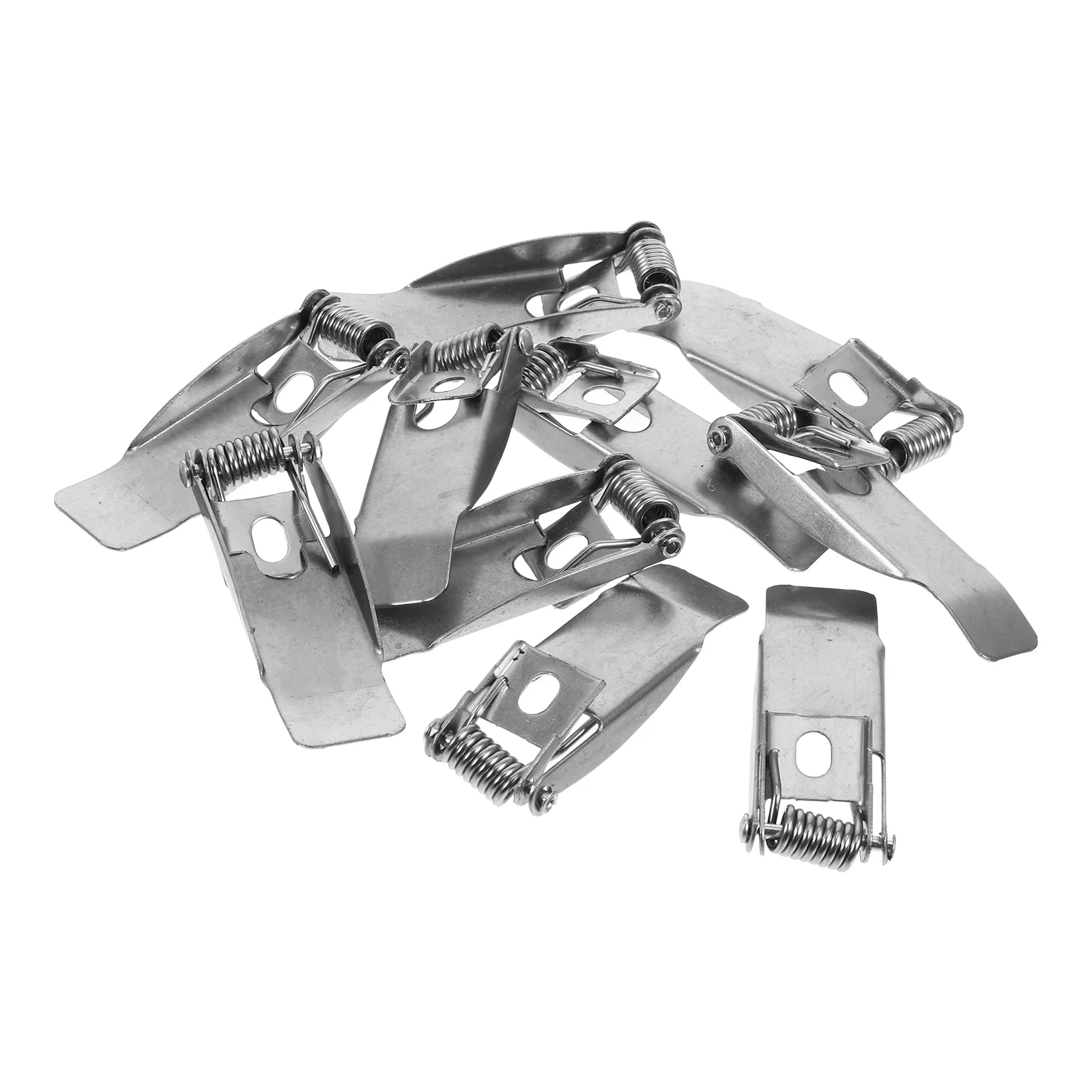

10pcs Spotlight Spring Buckle Downlight Clips Panel Lamp Iron Led Ceiling Lights Small Spring Clips Recessed Lighting Retention