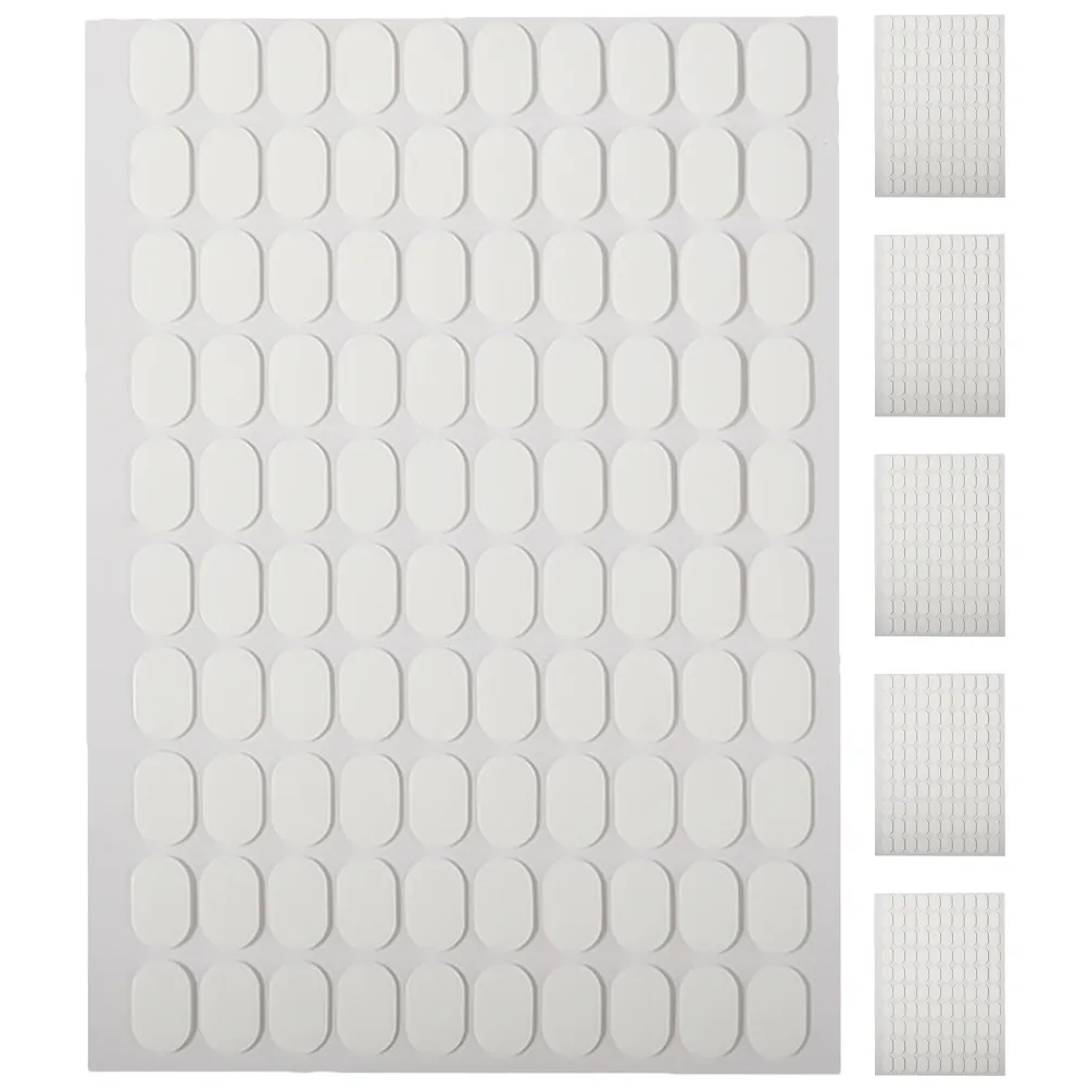 

6 Sheets Nail Stand Stickers Double Sided Adhesive for False Nails Nail Art Forms French Manicure Decoration Tool