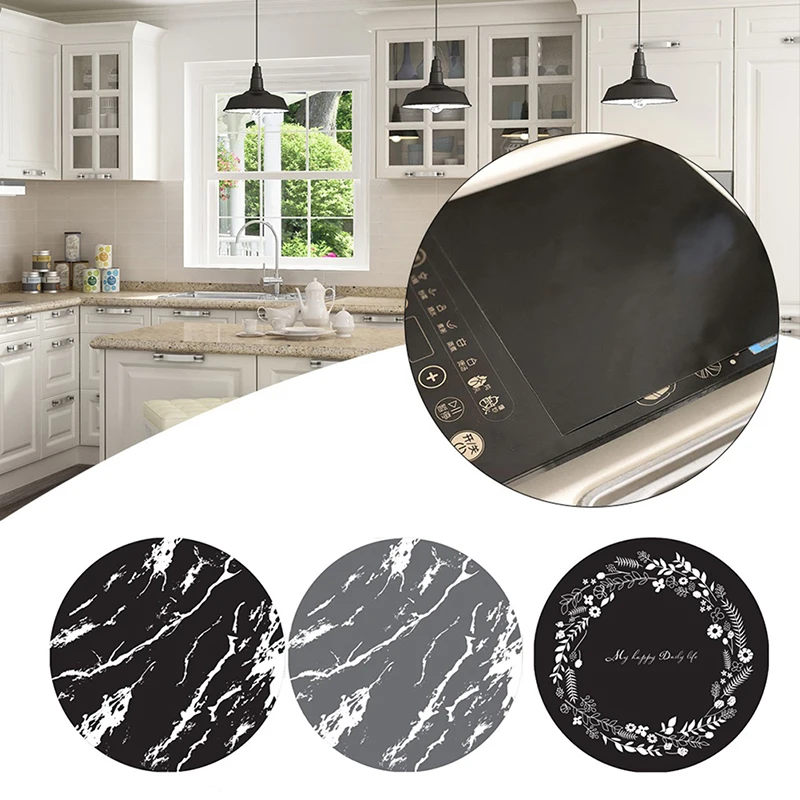 1PC  Silicone Induction Cooker Protection Pad Fiberglass Induction Cooktops Magnetic Non-slip Scratch Protector Heat Resistance