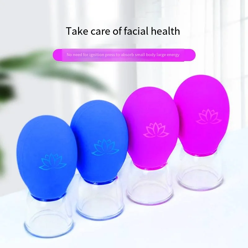 Silicone Cupping Massage Cup For Body Fac Neck Eye Massage Vacuum Tank Body Facial Care Anti-aging Beauty Tool