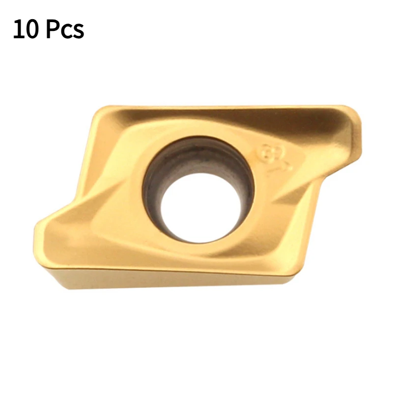 10 Pcs RT100308R-81/070204R-81 LF6018/28 Square Shoulder CNC Inserts for Machining Stainless Steel