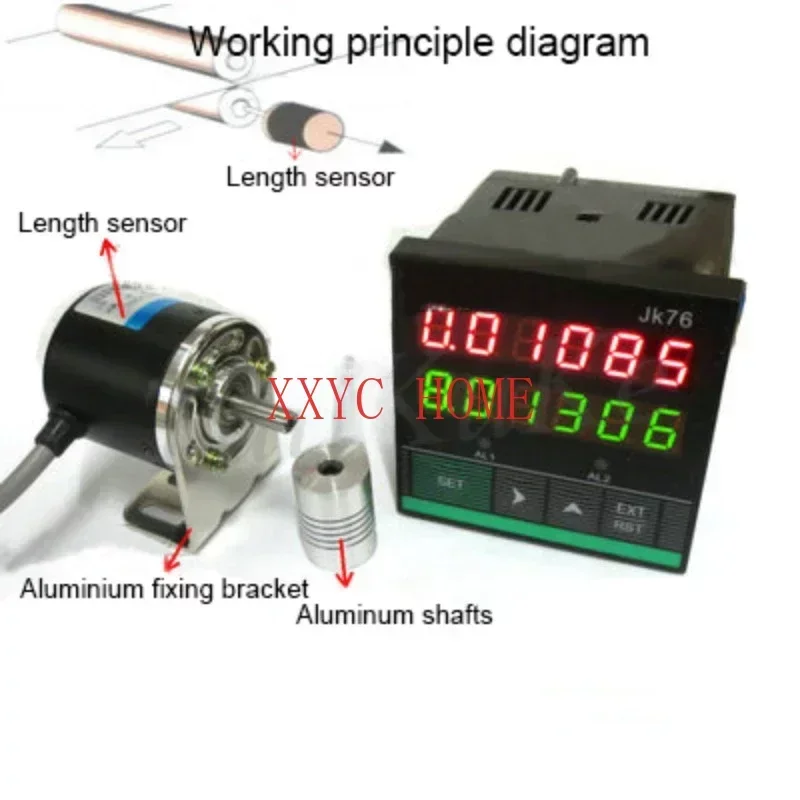 

High Precision Intelligent Electronic Double Digital Meter Counter JK76 with Encoder Stepper Motor Controller