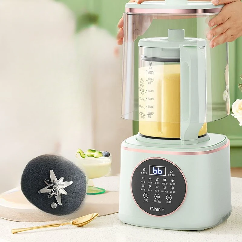 

Multifunctional silent wall breaking machine household heating fully automatic soybean milk machine filter-free juicer