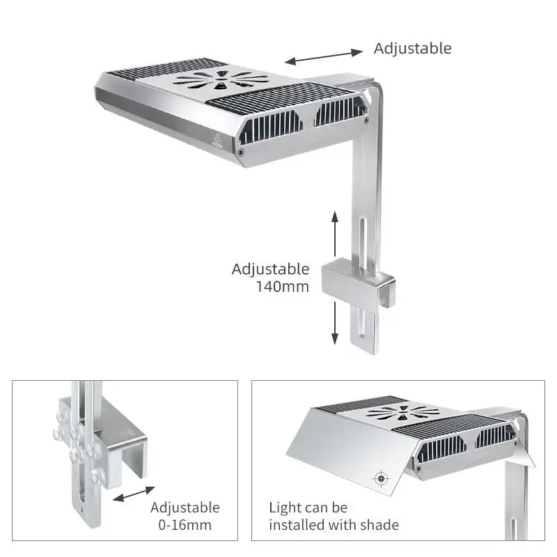 

Aquatic Lamp Z200 Bracket Lamp Led Full Spectrum Fish Tank Lamp Special Rgb Small Lamp Aquarium Algae Explosion Lamp