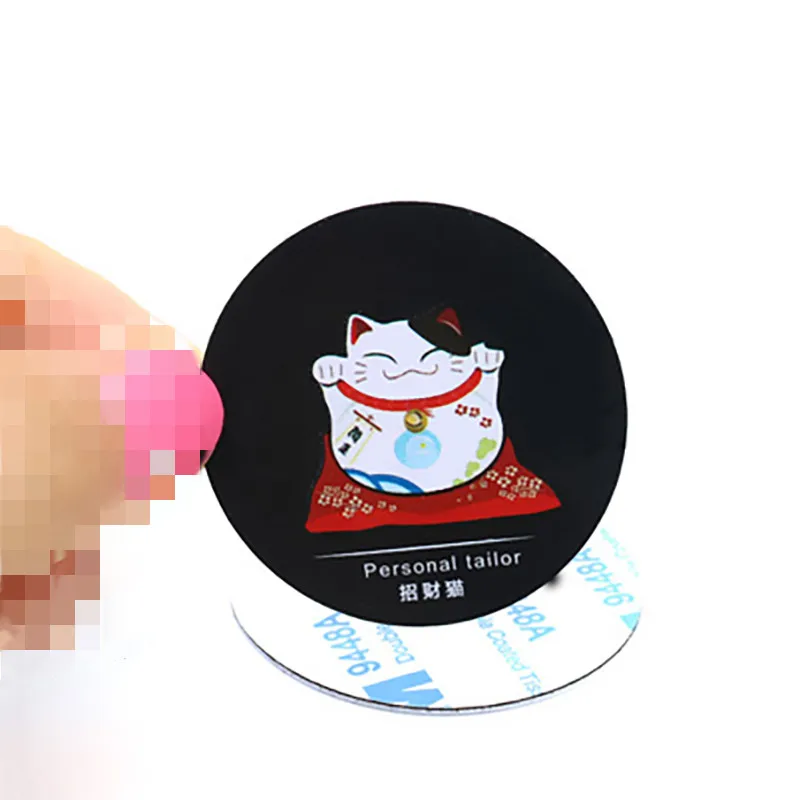 1pcs UID Changeable Phone Sticker RFID Tags Block 0 Rewritable 13.56Mhz Anti Metal Interference Cartoon Tags Proximity Card