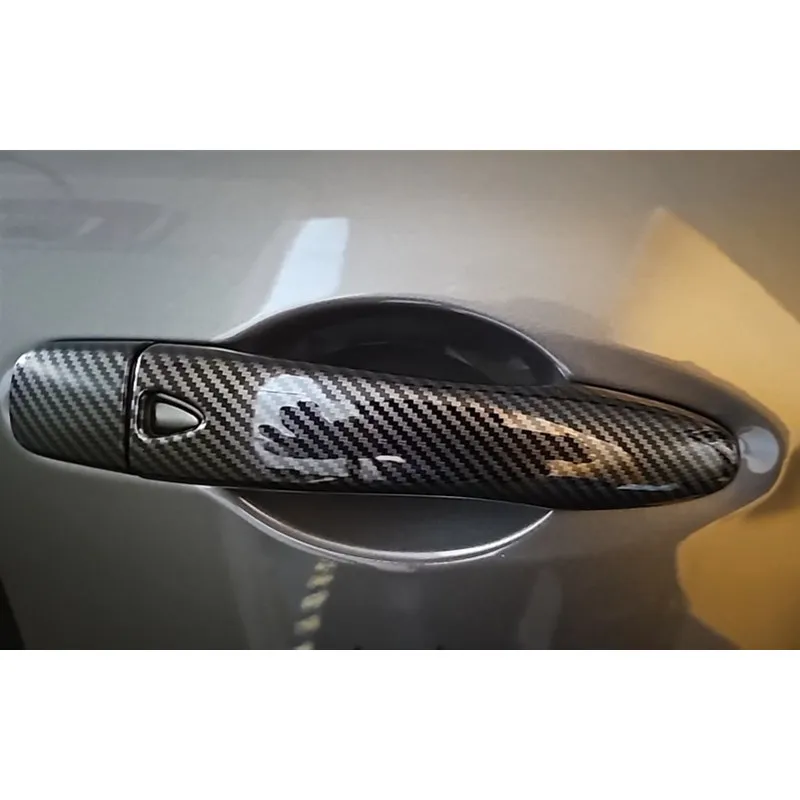 for nissan kicks p15 2018 2020 2021 2022 2023 accessories door handle cover trim handles covers plastic Imitation carbon fiber