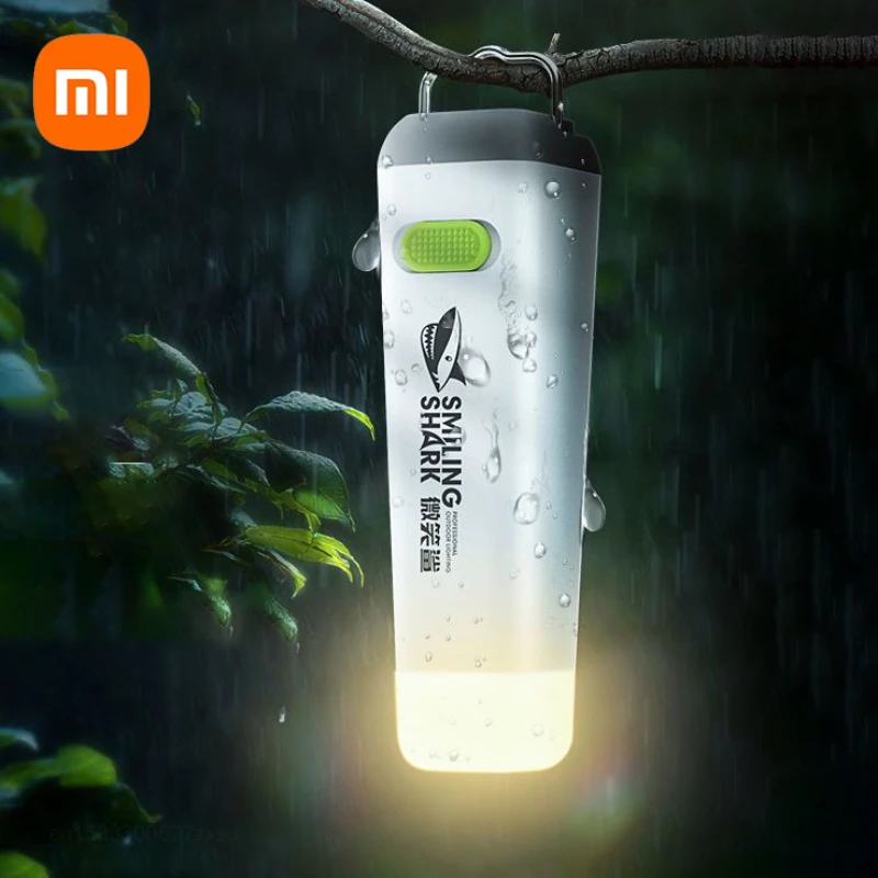 Xiaomi SMILING SHARK Outdoor Flashlight Portable Strong Light Variable Focus with Outdoor Camping Fishing Walking Lighting Lamp