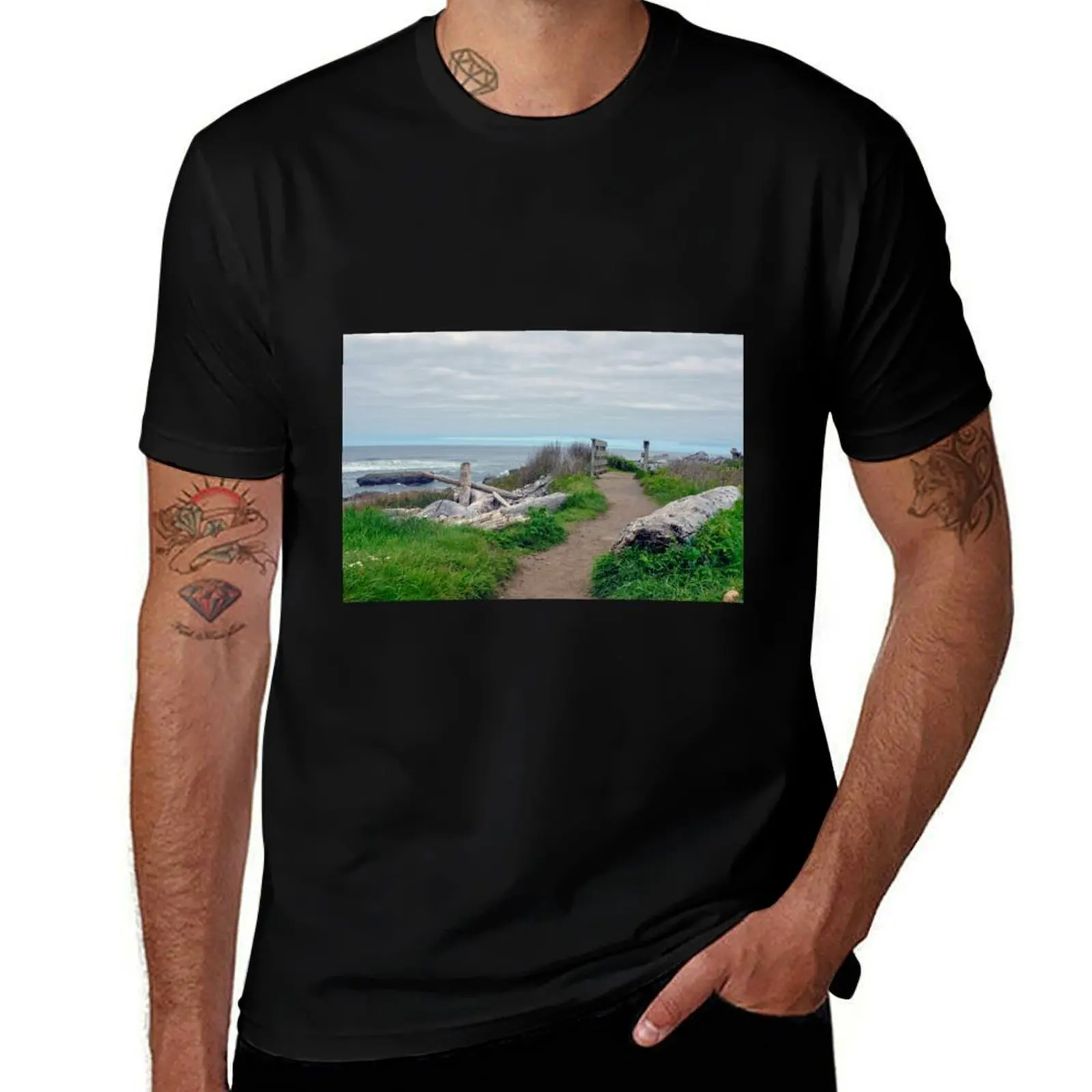 2018 Yachats - Walk The 804 Trail T-Shirt Outdoor Sports Lightweight Tee