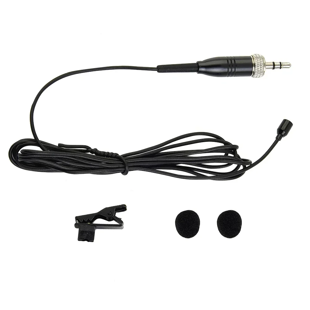 Omnidirectional Lavalier Lapel Clip Mic 3.5mm 3Pin 4-Pin XLR For Wireless System Wireless BodyPack Transmitter