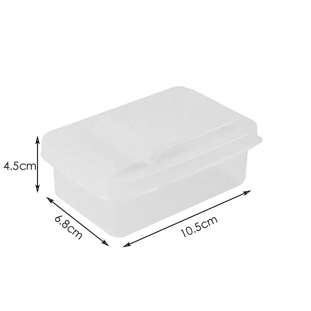 Desktop Storage Box Photocards Storage Box Classification Box Plastic Storage Box Desktop Organizer Minimalism Transparent