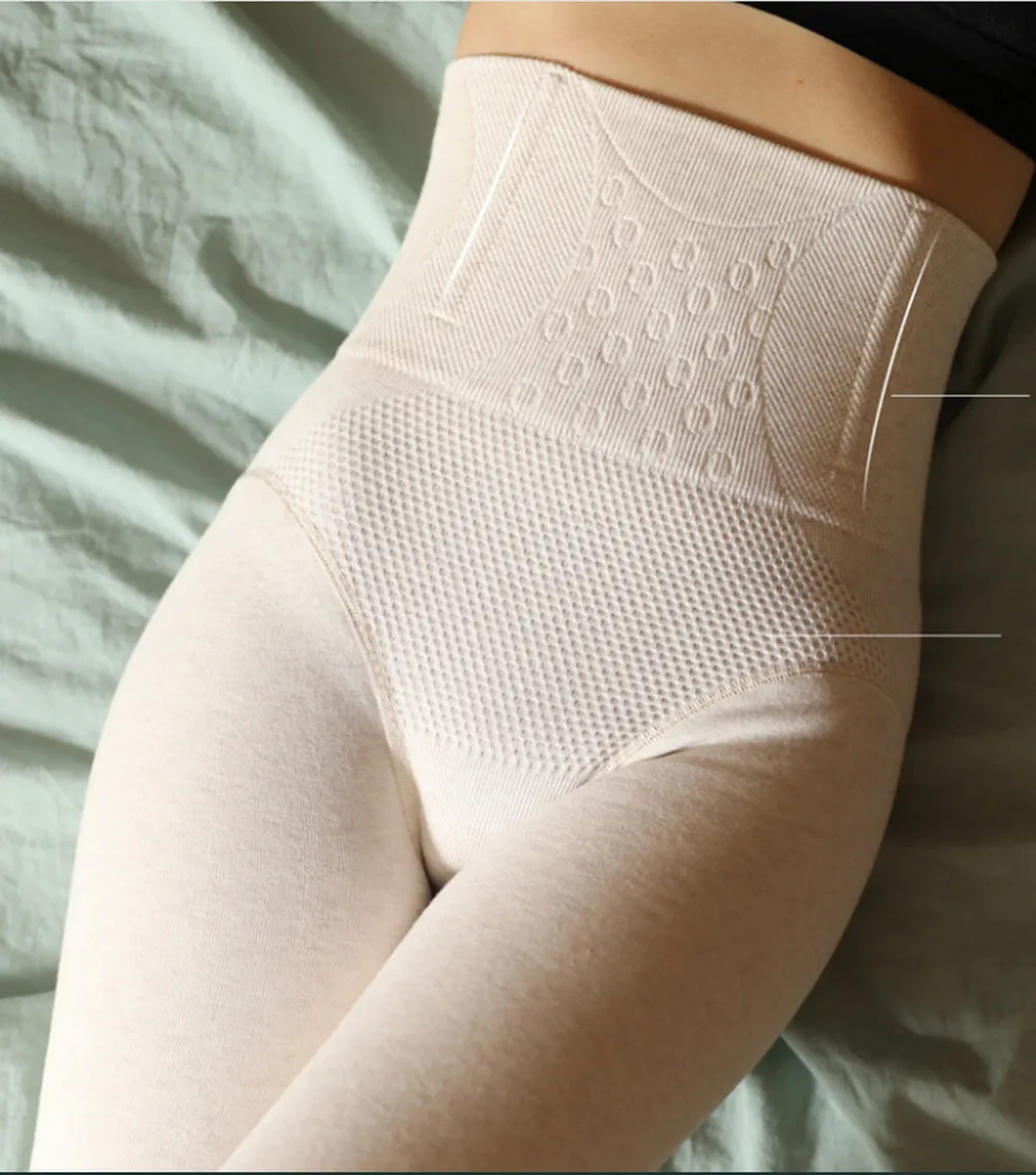 

Womens High Waisted Pantyhose Wool Blended Super Warm Winter Ribbed Stripe Thermal Fleece Tights Lady Full Foot Cover ouc460