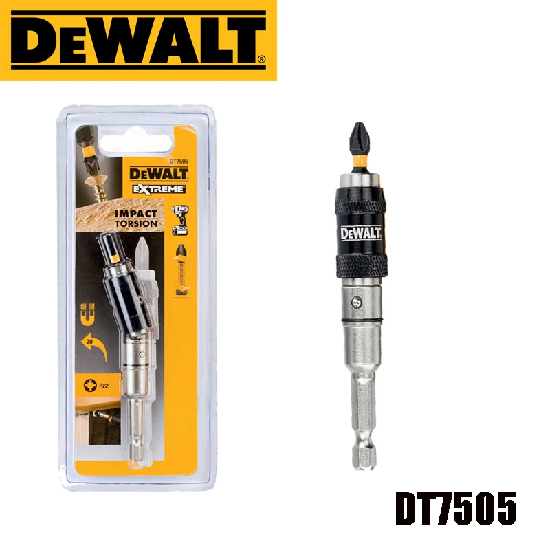 DEWALT DT7505 DT70518 Extreme Impact Pivoting Bit Tip Holder 25mm Highly Durable Anti Fracture Multipurpose Power Tool Drill Bit