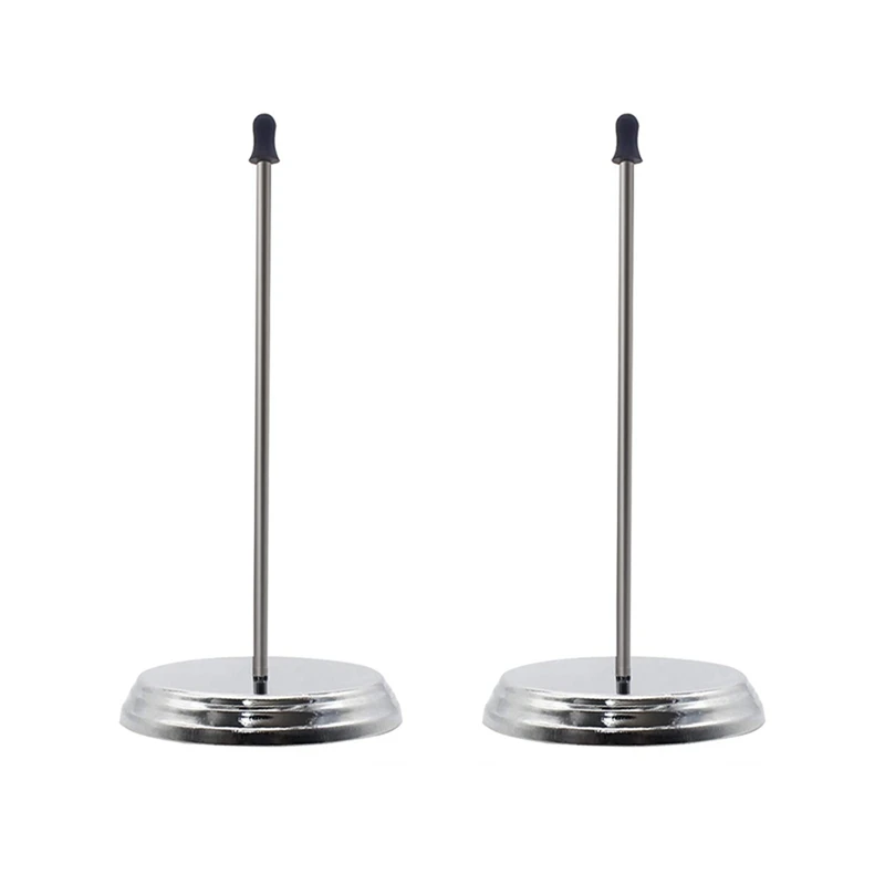 

Restaurant Receipt Holder,Receipt Holder Spike, Check Spindle, 3 Inch Round Base, Desk Straight Rod 5.6 Inch Long 2Pack