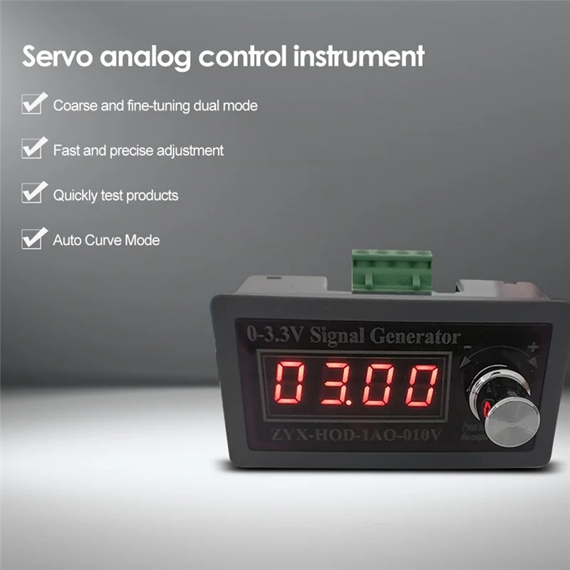 

ABZL Adjustable Voltage Analog Simulator 0-10V 5-10V Voltage Signal Generator Signal Sources PLC Signal Control