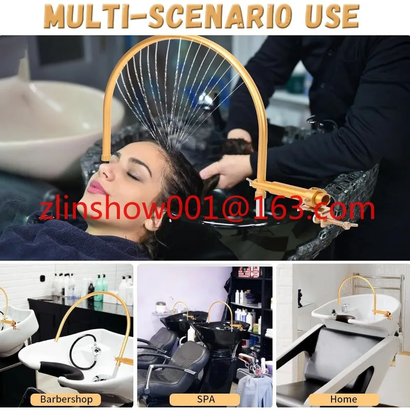 

Salon Head Spa Equipment Accessories Frame with Pump Water Circulation Waterfall Water Outlet Basin Attachment Rack
