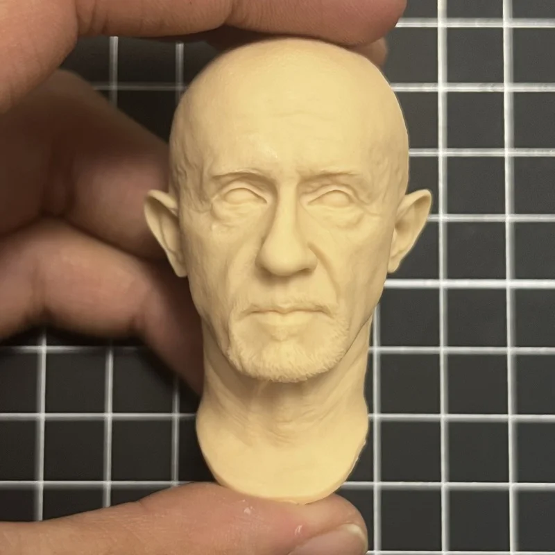 

1/6 Aged Tactician Head Sculpt Unpainted - Crime Drama Character GK Resin Bust, Cold Cast Handcrafted Collectible Model Kit