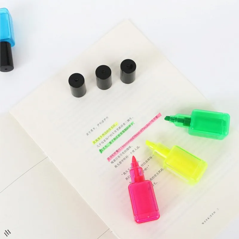 Coloffice Creative new nail polish styling highligjter candy color art marker pen paints material office school supplies canetas