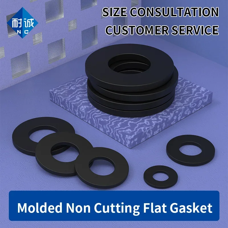 NBR rubber gasket screw sealing ring waterproof flat gasket high-temperature resistant oring soft sealing gasket shock-absorbing