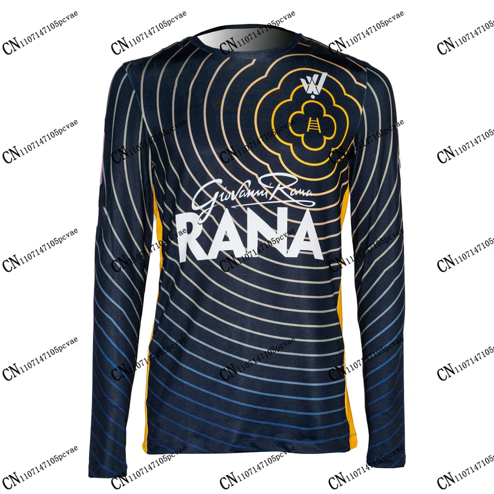 

Rana Verona Italian Volleyball Jersey 2026 Home New Arrivals 3D Print Long Sleeve T-Shirt Adult KID Unisex Casual Wear Cycling