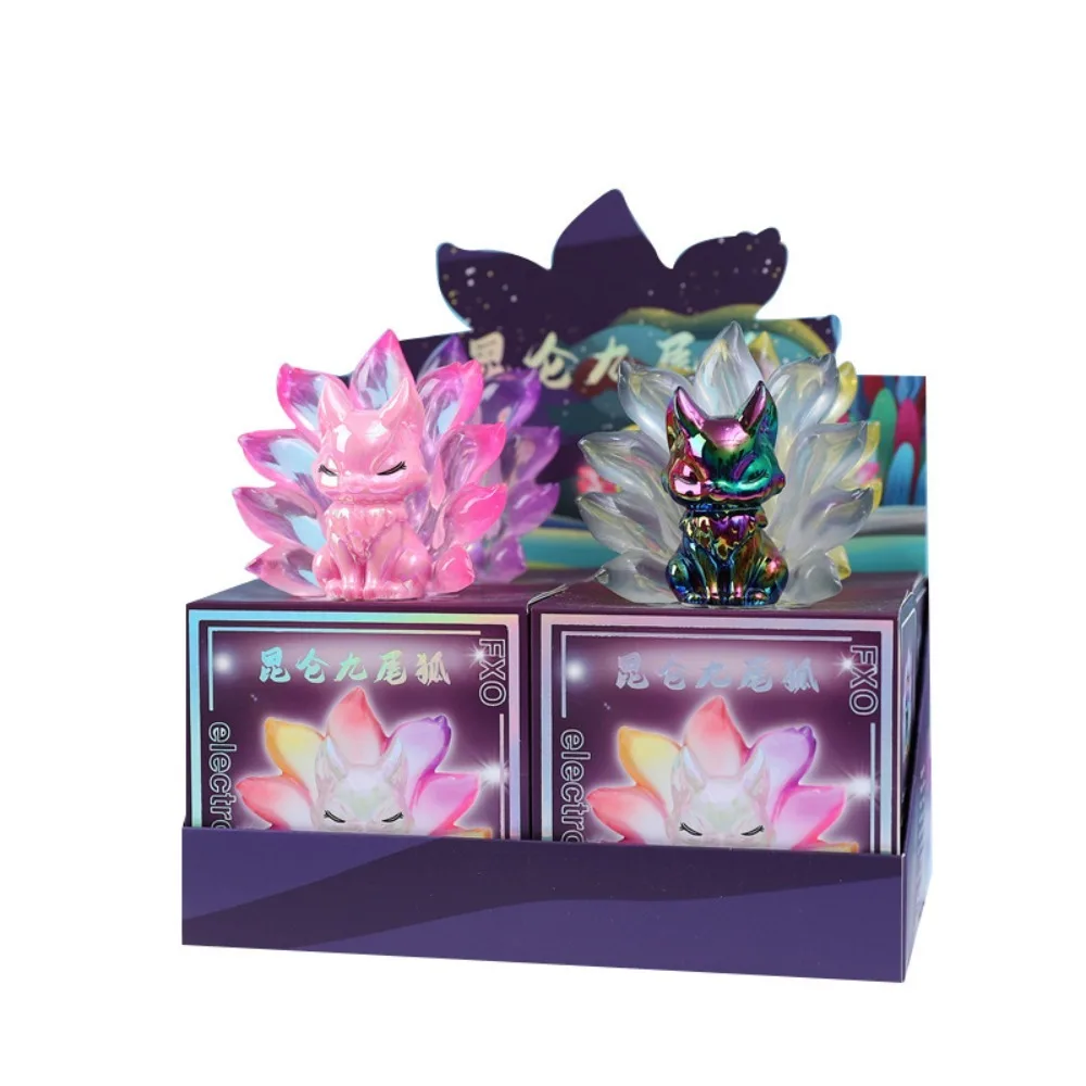 

New Nine Tailed Fox Blind Box Rose Fairy Collectible Model Surprise Toy Action Figure Toy Miniature Toy Blind Boxes Kids