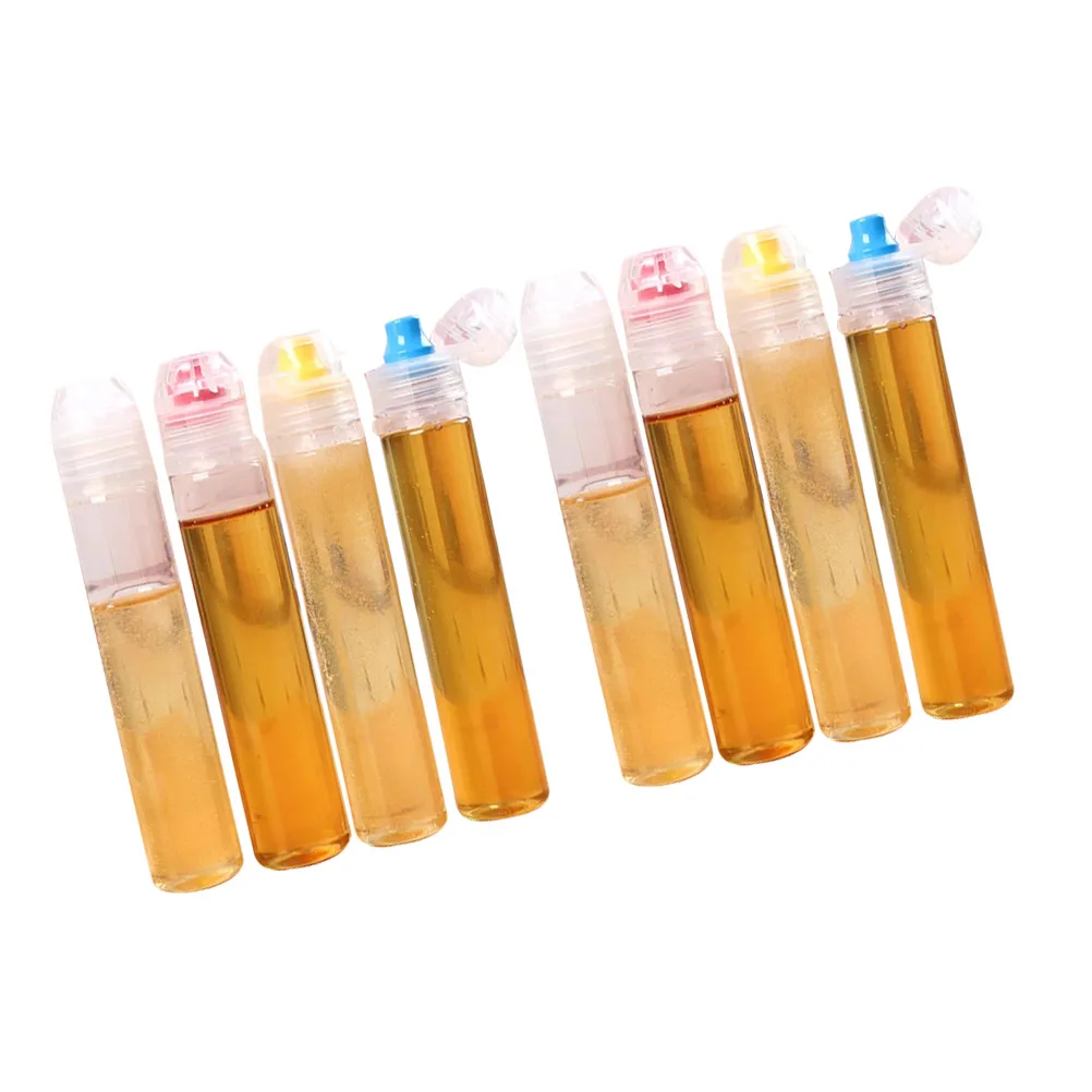 

8 Pcs Mica Diy Paint Jars Screw Lids DIY Clay Craft Mica Powder Natural Powder Pigment Set Set