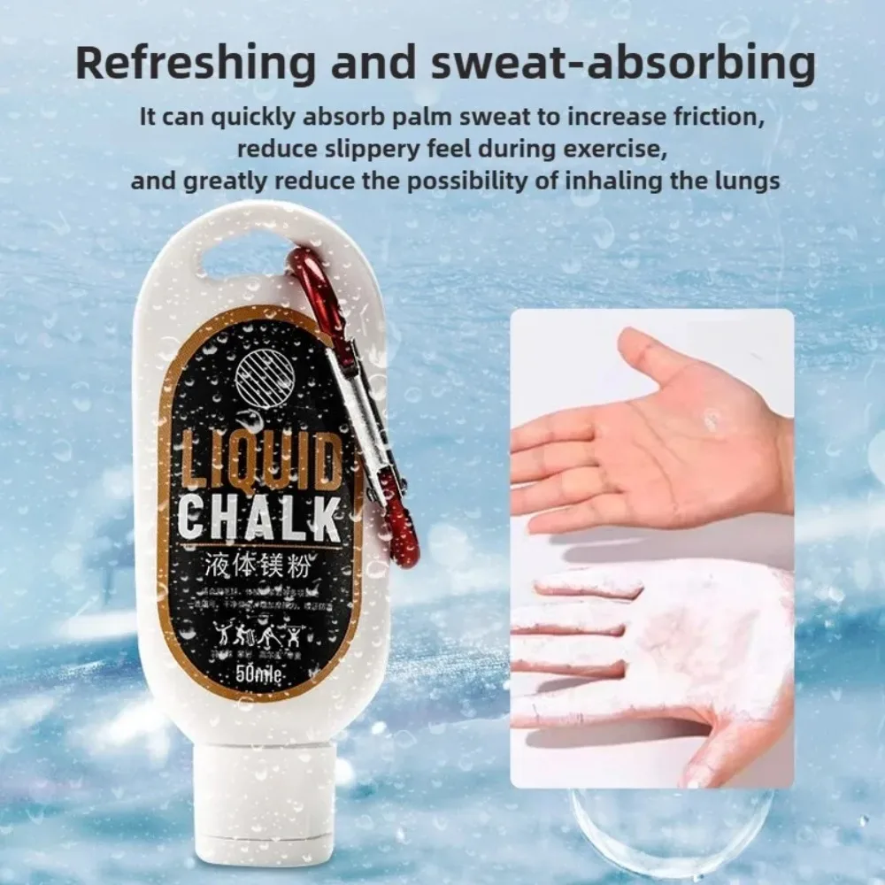 30/50/100ml Liquid Magnesium Chalk Grip Aid Portable Non-Slip Powder For Weightlifting Pull-Ups Rock Climbing And Gym Training