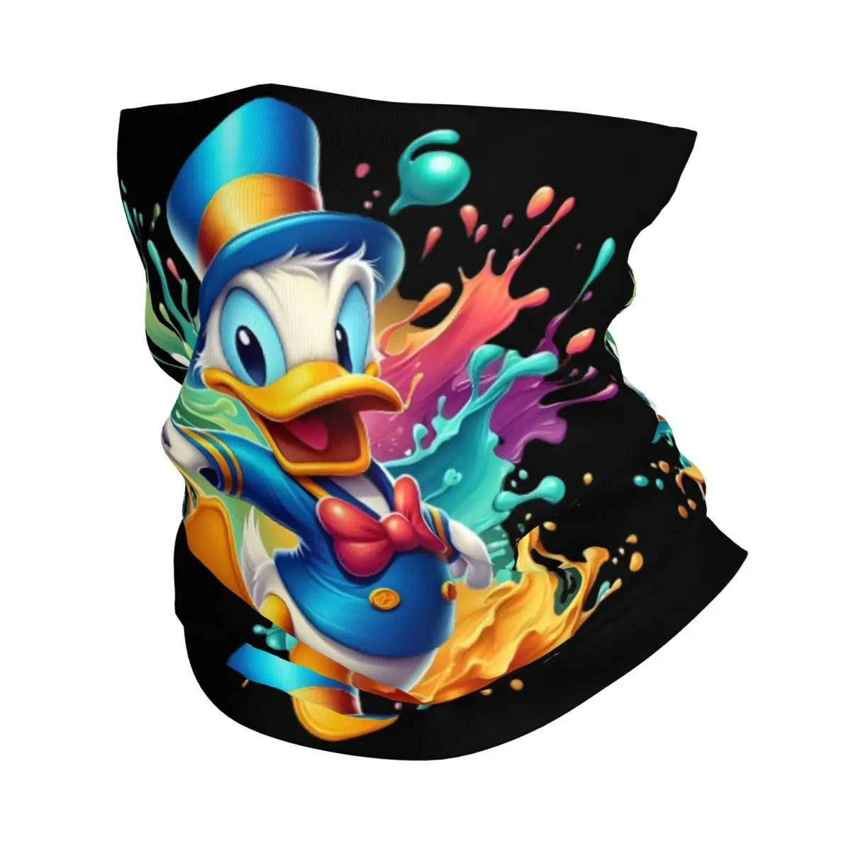 

Бандана на заказ в стиле аниме «Дональд Дак», теплый шарф для женщин и мужчин, зимний лыжный походный шарф, гетры, милый мультяшный чехол для лица