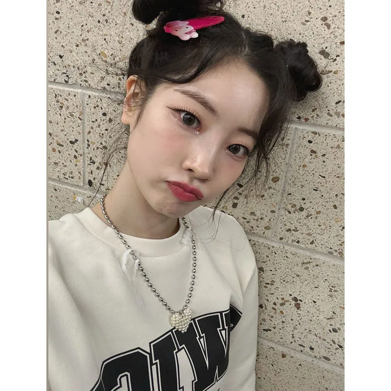 Solto longo sve redondo ne moletom prata veludo sem boné commute sle artístico tour concerto pronto para ser moletom com capuz