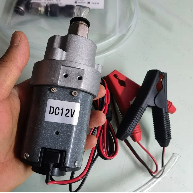 

12V Low Noise Electric Oil Transfer Pump - Multi-Fuel Diesel/Gear Oil Pump for Vehicle Maintenance, Self-Priming Refueling Pump