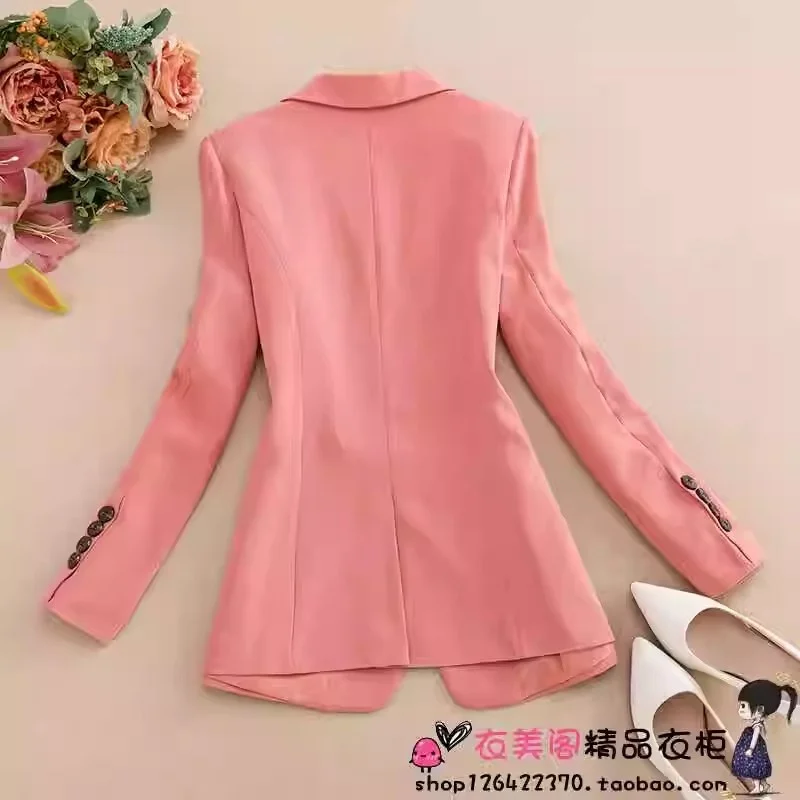 Chic 2026 Slim Fit Blazer for Women | Mid-Length Professional Coat | Versatile Long Sleeve Jacket for Office & Casual Wear