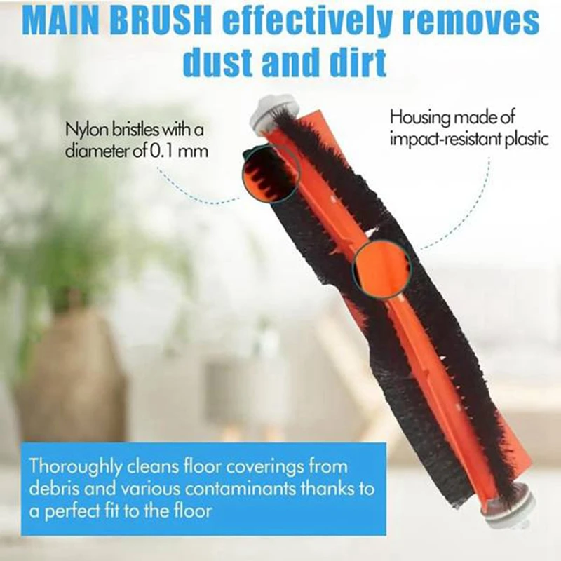 For Dreame Bot D9 Plus Robot Replacement Spare Parts Vacuum Accessories  Main Side Brush Hepa Filter Mop Cloth Dust Bag