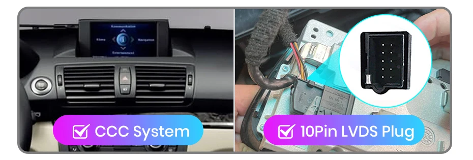 Junsun Drahtloses Carplay Android Auto Autoradio für BMW 1er E81 E82 E87 E88 2005–2012 4G WiFi GPS Intelligente Systeme Stereo – Detail 3