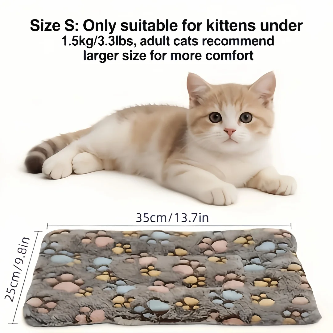 Herbst- und Winter-Warmmatte für Haustiere, Geeignet für Hunde und Katzen in Allen Jahreszeiten, Rutschfeste Decke für Katzen und Hunde – Detail 2