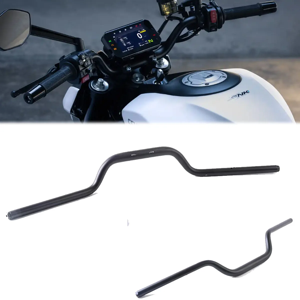 

Motorcycl original directional handle component faucet closing Handlebar tube Fit FOR CFMOTO 675NK NK675 675-NK 675