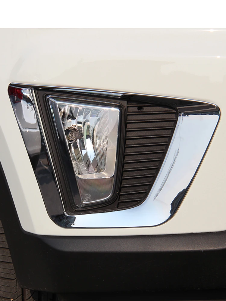 DLA IX25 Hyundai 2015 ABS chrom Przednia tylna osłona światła przeciwmgielnego Osłony lamp samochodowych do IX25 / Creta plastikowa osłona — zdjęcie 2