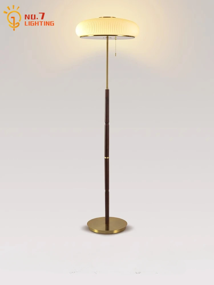 Atmosphere Medieval Matsutake Floor Lamp LED E27 Retro Luxury Designer Standing Lamp Living/Model Room Bedroom Study Bedside Bar
