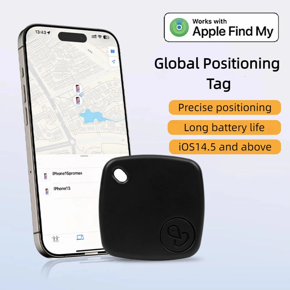 Mini Bluetooth Tracking Device for Apple Find My APP Smart Tag Kid Pet Car GPS Lost Tracker Anti-Lost Alarm Reminder Positioner