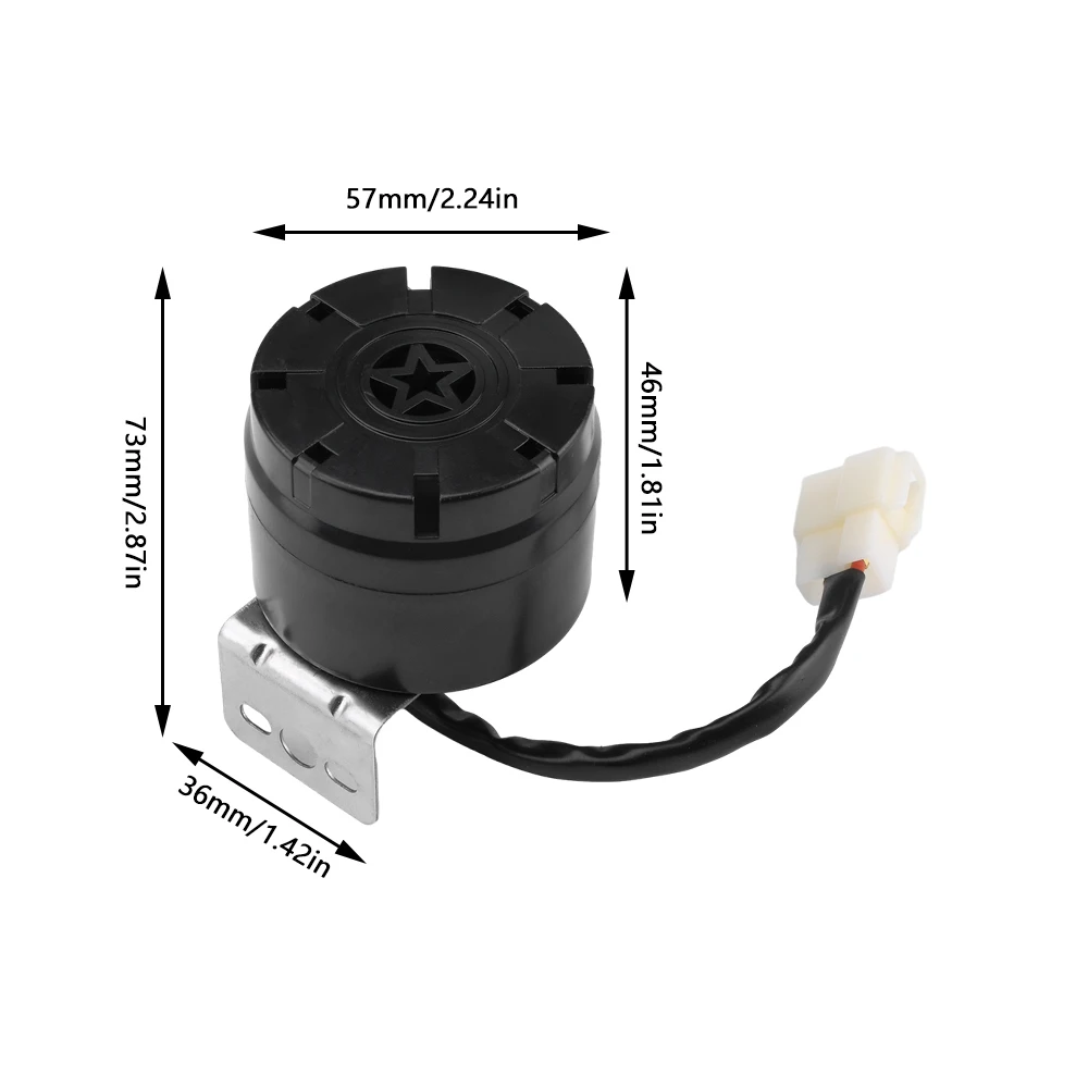 Imagem -06 - Carro Invertendo Alarme Speaker Buzzer Sirene com Fio Auto Aviso Reverse Beeper Acessórios do Veículo Durável Back up Dc1236v